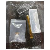 Baderke 1 Set 16 x 9.45 Chilled Serving Tray for Parties with Compartments and Lid Charcuterie Serving Board Ice Rectangle Chilled Party Platter for Seafood Vegetable Fruit Shrimp Cocktail (Gold)