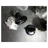 ANERIMST Outdoor Bluetooth Speakers, Waterproof Wireless Speakers with Torch Flame Light, Cool Gadgets for Men Women, LED Lantern for Gardening Camping Patio Hot Tub, 2 Pack (Black)