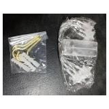 Stuffed Animal Hammock with LED Lights - 59 Inch Large Toy Storage Net for Kids Bedroom, Wall-Mounted Plush Organizer with Wooden Rings, Nursery Decor (Handwoven, Pink)