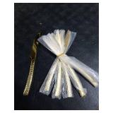 Gold Hammered Silverware Set, 18 Piece Stainless Steel Flatware Set for 8, Food-Grade Tableware Cutlery Set for Home Restaurant, Mirror Polished, Dishwasher Safe