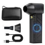 Snow Whiz Turbo Blower,Snow Whiz Turbo Blower with Led,Mini Turbo Snow Blower for Car,3 Gear Adjustable Super Power Turbo Breeze Electric Blow,Snow Remover for Cars,Home,Keyboard,Computer