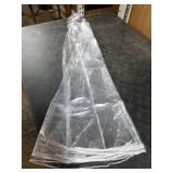 BNYD Clear Plastic Tablecloth Protector, Table Cloth Vinyl (70 Round)