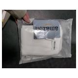 AOSKY Door Curtains for Doorway Privacy, White Grommet Closet Curtains for Bedroom, Door Window Curtain, Light Blocking Thermal Insulation Drapes for Living Room Set of 1 Panels, 25 W x 80 L