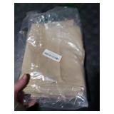 NICETOWN Small Window Tiers Room Darkening Valances, Christmas Kitchen Curtain Thermal Insulated Window Treatment Curtains/Drapes (Biscotti Beige, 2 Panels, 42W by 18L with 1.2 inches Header)