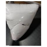 MIULEE Throw Pillows Inserts, Pack of 2 12x20 Inch 100% Virgin Fiber Filling Bed Couch Pillows