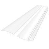 Stove Gap Covers Kitchen Counter Gap Covers with Heat Resistant Wide & Long Gap Filler Used for Protect Gap Filler Sealing Spills in Kitchen Counter, Stovetops, 2 Pack, Semi-clear, 21 Inch
