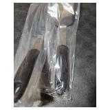 Unicook 2 Pack Flexible Silicone Spatula, Turner, 600F Heat Resistant, Ideal for Flipping Eggs, Burgers, Crepes and More, Black