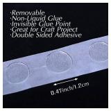 ALLFUN  Clear Glue Points Dots Double Sided Adhesive Removable for Balloons Craft Sticky