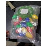 JOYIN 8PCS Christmas Light Up Headband and Necklace ,Christmas Lights Bulb Necklace Headband for Kids Women Men Xmas Party Supplies Accessories.