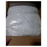 CWAWZ Extra Large Dog Bed, Orthopedic Dog Bed with Cooling Gel Memory Foam, Waterproof XL Pet Bed with Removable Washable Cover, 42 Pet Sofa Couch Dutch Velvet with Bone Toy, Light Gray