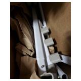 UPGOGO Folding Toddler Bed Rails for Crib,Toddler Bed Guard Rail with Reinforced Anchor Safety System,Bed Rail for Kids Fit,Bunk,Full Size,Queen,King,Twin(White,33x23.6)