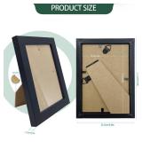 WHEATHUSK Set of 36 Picture Frame Bulk 4x6 Photo Picture Frames Gallery Wall Photo Frames Simple Black Picture Frames for Wall or Tabletop Display Photos, Paintings, Artwork
