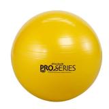 THERABAND Pro Series Exercise Ball, 18\" Yellow Stability Trainer, Anti-Burst Yoga & Pilates Ball, Balance & Core Trainer, For Athletes Fitness at Gym & Home