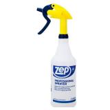 Zep Professional Sprayer Bottle 32 ounces - Up to 30 Foot Spray, Adjustable Nozzle