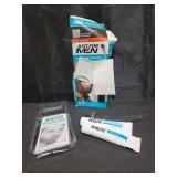 Just For Men Mustache & Beard  Beard Dye for Men with Brush Included for Easy Application  With Keratin Biotin Aloe and Coconut Oil for Healthy Facial Hair - Jet Black  M-60 Pack of 1