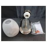 Designers Fountain 15005-1B-35 Torino Wall Sconce, Brushed Nickel,Silver, 8 in.