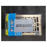 Decor Grates AJL610W-A Oriental Wall Register, 6x10, Antique Brass Finish