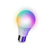 GLOBE Electric 50589 Color-Changing A19 LED Smart Light Bulb, 2.4 GHz Wi-Fi, 60W Equivalent 800LM, Works with Alexa Only, 1-Pack