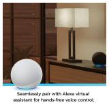 GLOBE Electric 50589 Color-Changing A19 LED Smart Light Bulb, 2.4 GHz Wi-Fi, 60W Equivalent 800LM, Works with Alexa Only, 1-Pack