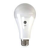 GE 93129366 LED Outdoor-Rated Ultra Bright Light Bulb, Soft White, A21 Medium Base, 22 Watt - Quantity 1