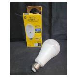 GE 93129366 LED Outdoor-Rated Ultra Bright Light Bulb, Soft White, A21 Medium Base, 22 Watt - Quantity 1