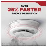 Kidde Hardwired Smoke Detector, 10-Year Battery Backup, Interconnectable, LED Warning Light Indicators, 2 Pack - Retail $80
