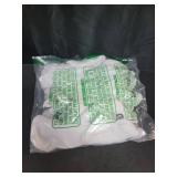 CS CELERSPORT Cushion No Show Tab Athletic Running Socks for Men and Women (6 Pairs),Small, White