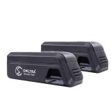 OWLTRA OW-2 Indoor Electric Mouse Trap 2 PCS, Instant Kill Rodent Zapper with Pet Safe Trigger, Black