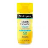 Neutrogena Beach Defense SPF 50 Sunscreen Lotion  Oil-Free  6.7 oz