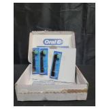 Oral-B Cross Action Replacement Brush Heads for an Oral-B Electric Toothbrush, Pack of 6, Black