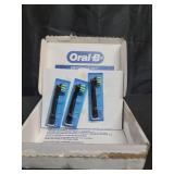 Oral-B Cross Action Replacement Brush Heads for an Oral-B Electric Toothbrush, Pack of 6, Black