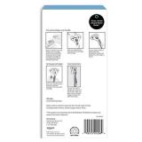 Amazon Basics 5-Blade Razor Handle for Women, Includes 12 Cartridges and Shower Hanger, 14 Piece Set, Blue