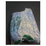 ZOMVA Plus Size Sequin Embroidery Formal Long Dress Glitter Side Slit A Line Dresses Prom Wedding Evening Gown, Gray Blue, 1X