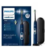 Philips Sonicare ProtectiveClean 6100 Rechargeable Electric Toothbrush, with Pressure Sensor, 3 Cleaning Modes, SmarTimer and QuadPacer, 14-Day Battery Life, Travel Case, Navy Blue, Model HX6871/49 - 