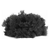 Super Moss (25123 Reindeer Moss Preserved, Black, 2oz