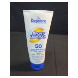 Coppertone Sport Mineral Sunscreen Lotion SPF 50, Water Resistant Sunscreen with Zinc Oxide, 5 Fl Oz Bottle