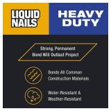 Liquid Nails Heavy Duty Construction Adhesive (LN903), 10 oz
