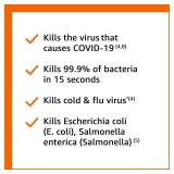 Amazon Basics Disinfecting Wipes, Lemon Scent, Sanitizes/Cleans/Disinfects/Deodorizes, 85 count