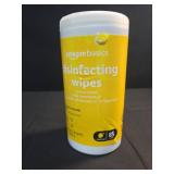 Amazon Basics Disinfecting Wipes, Lemon Scent, Sanitizes/Cleans/Disinfects/Deodorizes, 85 count