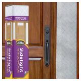 Gila Privacy Decor Frosted Tiles Sidelights Entryway Residential Window Film DIY Static Cling No Glue No Adhesive 1ft x 6.5ft (12in x 78in) (6.5 sq ft)