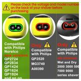 BENSN 5V1A Charger Compatible with Philips Norelco One Blade QP2724 QP2834 QP1924, Fit for Phillips QP6542 QP6552 QP4631 QP6507 QP6552 QP4530 MG5910 MG7910 MG9510 Electric Trimmer Charging Cord