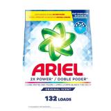 Ariel Powder Laundry Detergent, Original Scent, 211 oz, 132 Loads