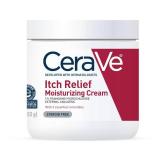 CeraVe Moisturizing Cream for Itch Relief, Anti Itch Cream with Pramoxine Hydrochloride, Relieves Itchy with Minor Skin Irritations, Sunburn Relief, Bug Bites, Fragrance Free, 16 Ounces