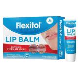 Flexitol Lip Balm, 0.35 Ounce Tube, Cream White, 3 Count
