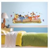 RoomMates Disney Pooh and Friends Outdoor Fun Giant Peel and Stick Wall Decals , RMK2553GM
