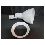 Matte White Linear Track Step Head Light Fixture