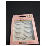 Eylure Naturals No. 020 Reusable Eyelashes, Adhesive Included, Black, 4 Pair
