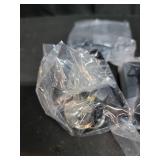 Ideal Security Model GLK Deadbolt for Storm and Screen Doors, Key Lock, Black (2-Piece Set)