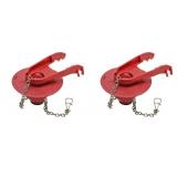 Fluidmaster 502CN3 PerforMAX Universal Water-Saving Long Life Toilet Flapper for 2-Inch Flush Valves, Adjustable Solid Frame Design, Easy Install, 2 pack