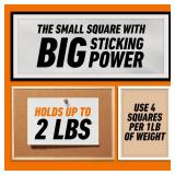 Gorilla Mounting Putty, Natural Tan Color, 168 Pre-Cut Squares (Pack of 1) - Non-Toxic Removable & Repositionable Wall Putty